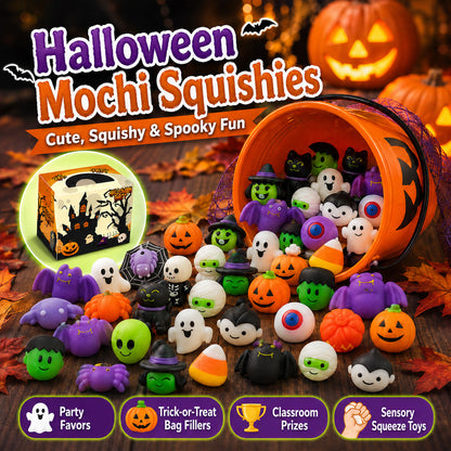🎃BVJ®Unbelievable Low Prices👻Halloween Squishy Set – Little Surprises for the Whole Party!