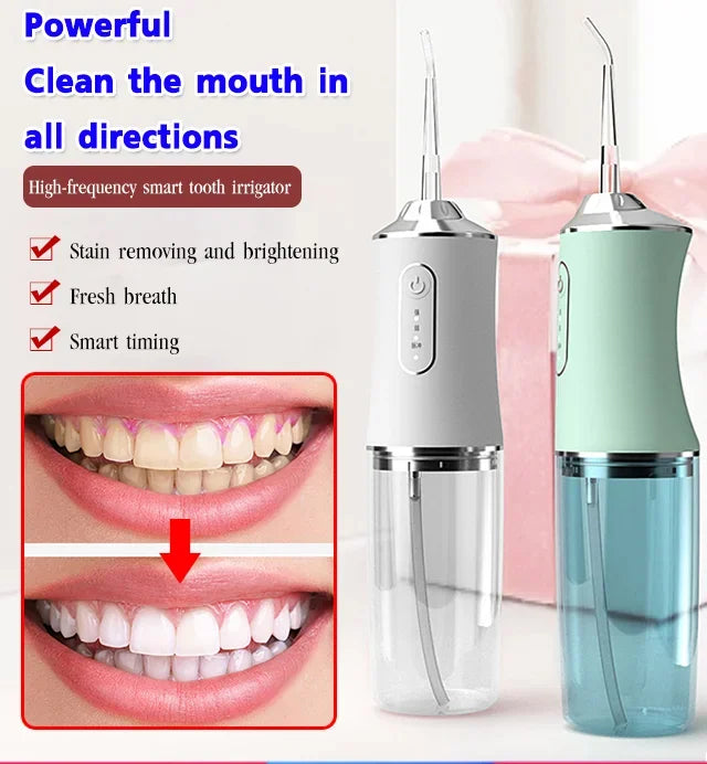HEATWOLF®2‑in‑1 Water Flosser & Deep Oral Cleaner