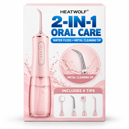 HEATWOLF®2‑in‑1 Water Flosser & Deep Oral Cleaner