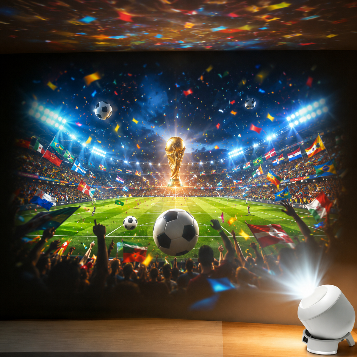 Billhol®✨2026 HOT SALE 50% OFF 🌙3-Theme Dynamic Rotating Light Projector