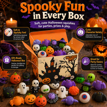 🎃BVJ®Unbelievable Low Prices👻Halloween Squishy Set – Little Surprises for the Whole Party!