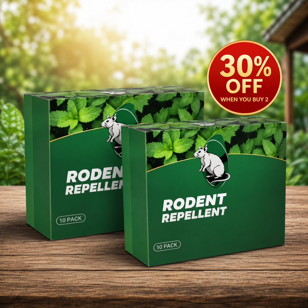 💥LAST DAY SALE 50%OFF💥🟢Healrize®Natural Peppermint Rodent Repellent Tablets – 10 Pack