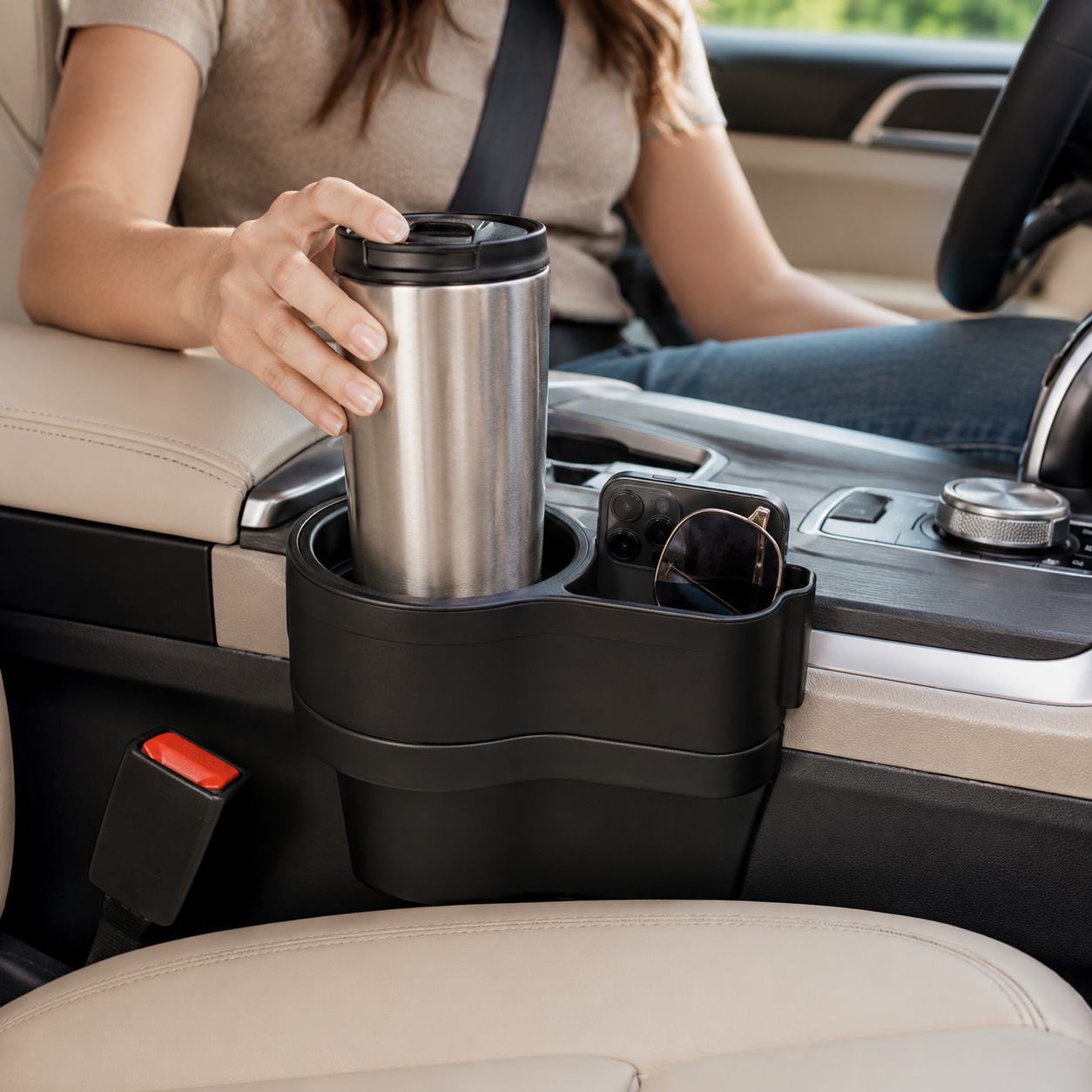 Car Cup Holder Organizer Tray