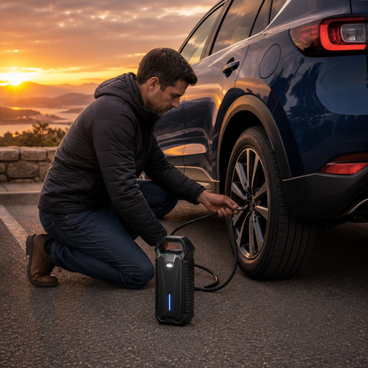 Portable Tire Inflator Air Pump