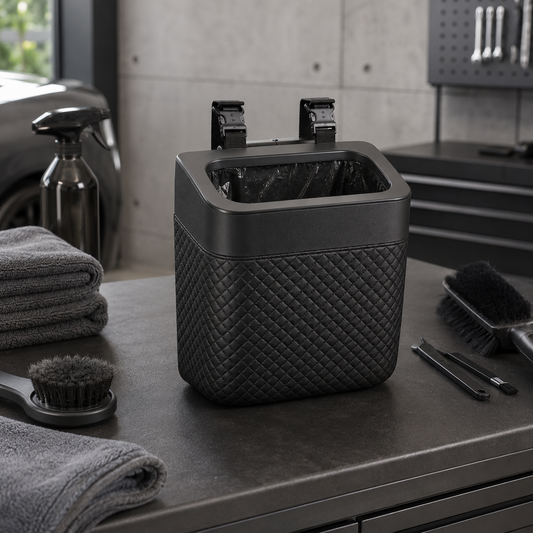 Car Trash Can with Hanging Strap