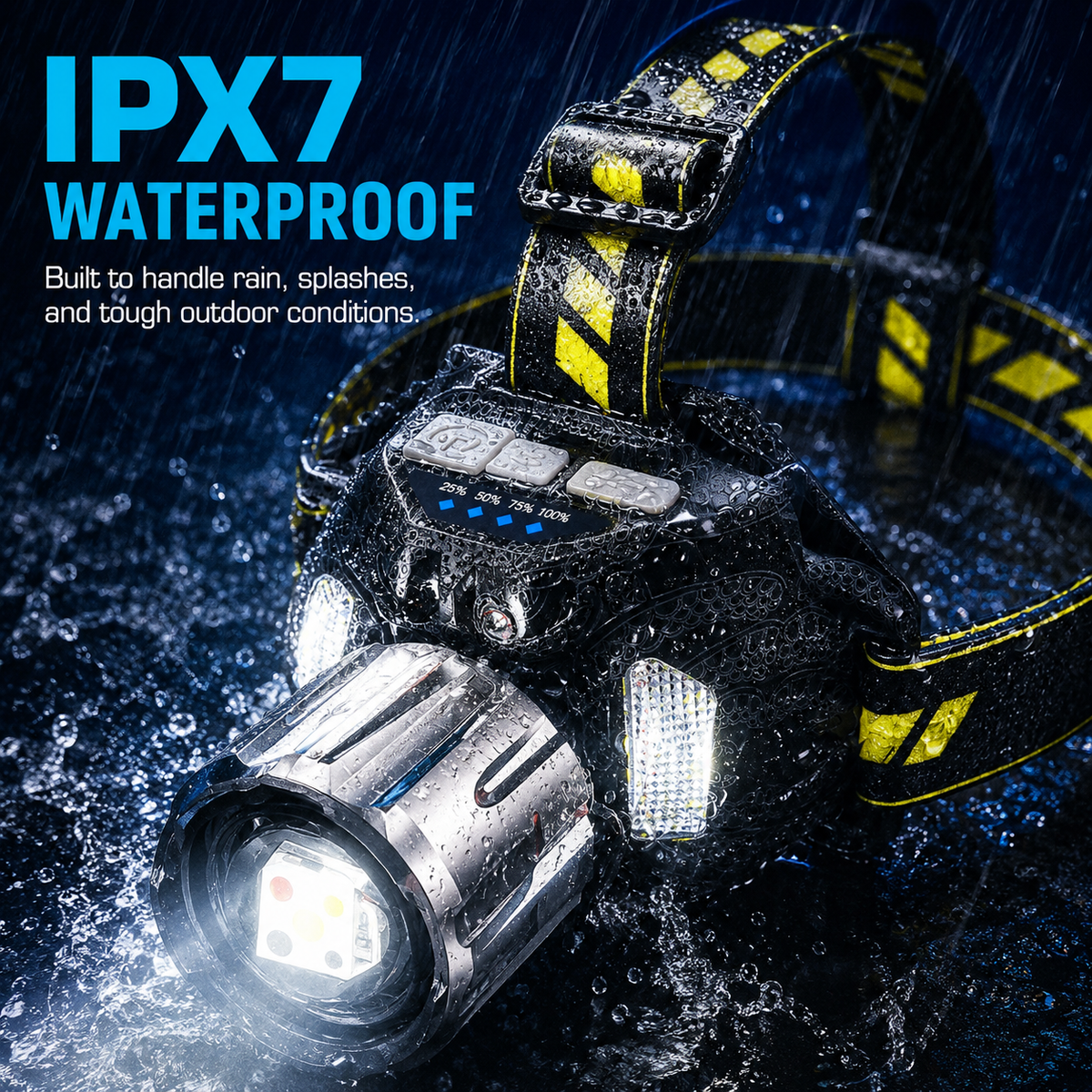 BVJ®Rechargeable LED Headlamp