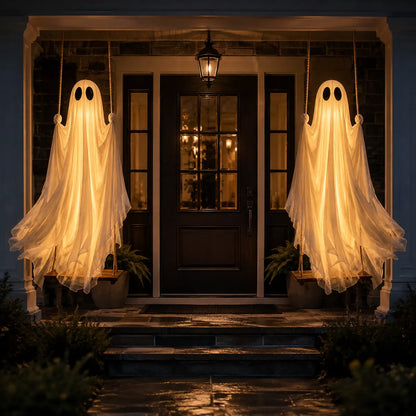 👻BVJ® 5FT Light-Up Swinging Ghost