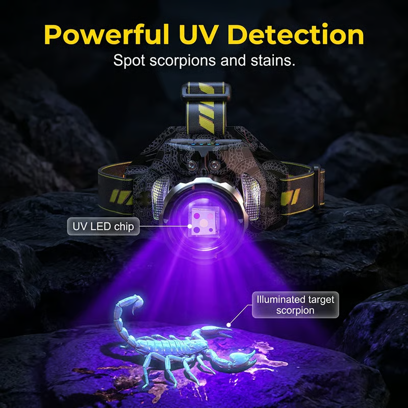 BVJ®Rechargeable LED Headlamp