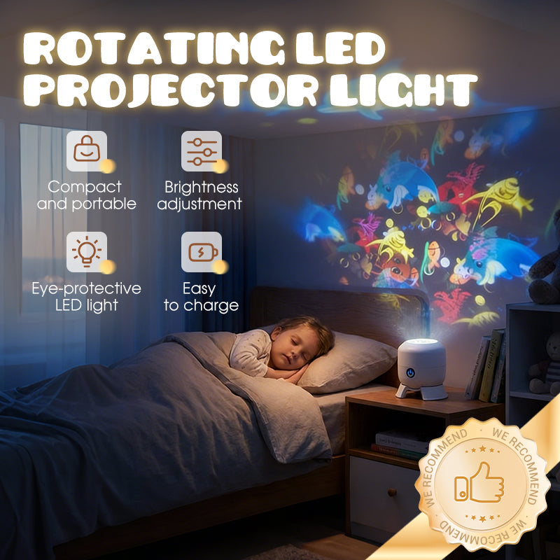 Billhol®✨2026 HOT SALE 50% OFF 🌙3-Theme Dynamic Rotating Light Projector