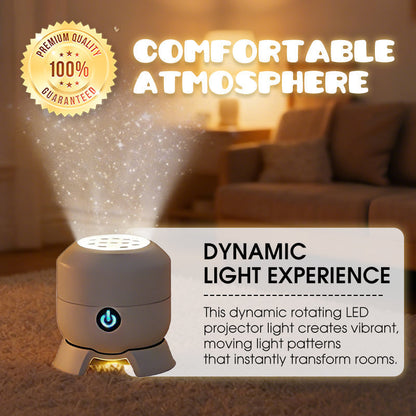 Billhol®✨2026 HOT SALE 50% OFF 🌙3-Theme Dynamic Rotating Light Projector