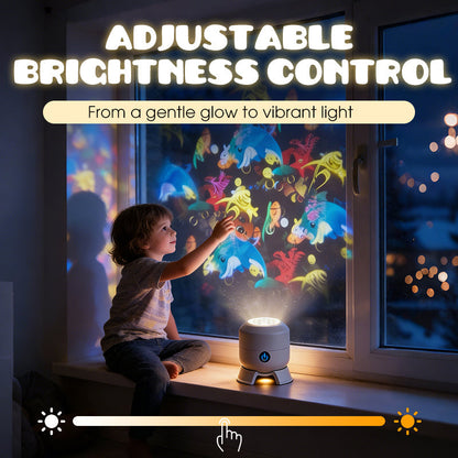 Billhol®✨2026 HOT SALE 50% OFF 🌙3-Theme Dynamic Rotating Light Projector
