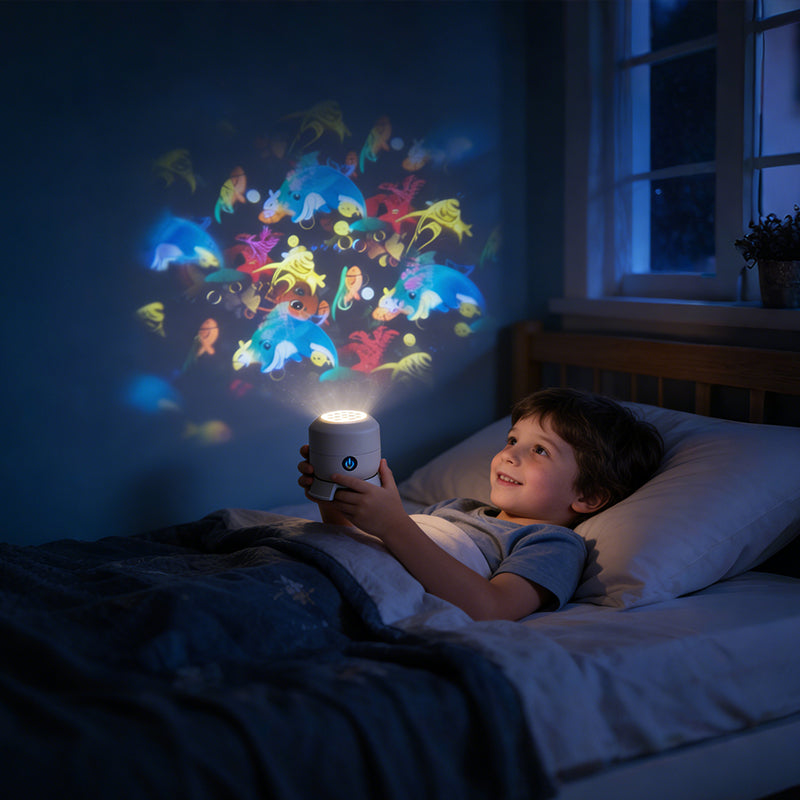 Billhol®✨2026 HOT SALE 50% OFF 🌙3-Theme Dynamic Rotating Light Projector